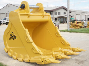 75” wide, 6 Yard, MassX Bucket Bucket, to Fit Cat 390 or 395 with JC Linkage.