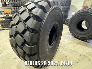 New,  Aeolus 29.5R25 E4/L4 Radial tires, Fits ADT Trucks and Loaders