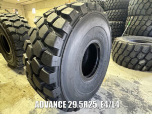 New, Advance 29.5R25 E4/L4 Radial tires, Fits ADT Trucks and Loaders